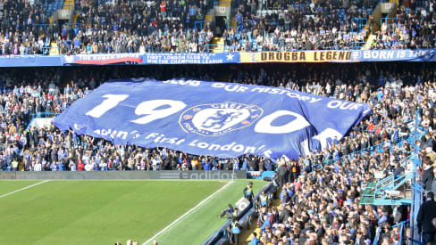 Fan del Chelsea allo Stamford Bridge Stadium