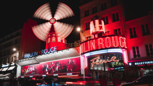 Cabaret in Paris Moulin Rouge