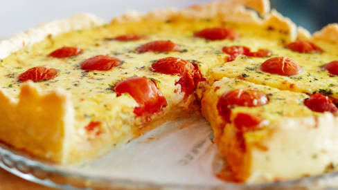 Quiche - one of the traditional French dishes