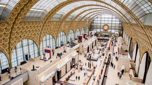 Interno del Musée d’Orsay a Parigi