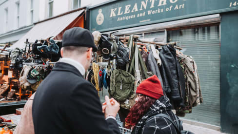 Portobello Road Market in London