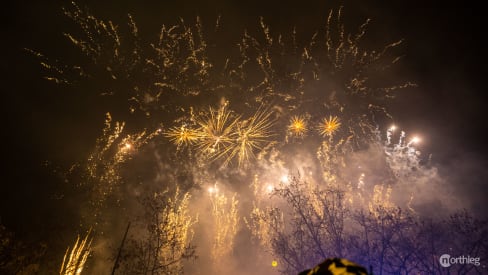 L'Albà de les Falles - Fallas Valencia fuochi d’artificio a Plaza de Ayuntamiento