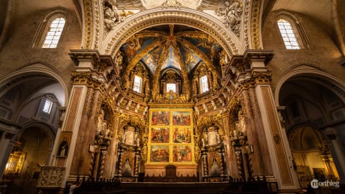 The altar of Valencia’s Cathedral