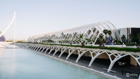 Umbracle in the City of Arts and Sciences in Valencia