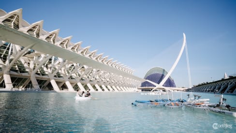 Water activities in City of Arts and Sciences