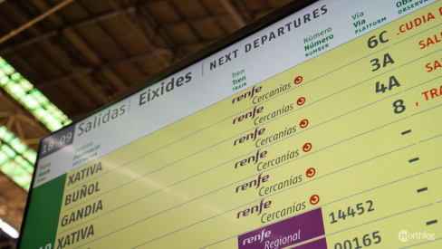 Cercanías schedule in Estación del Norte