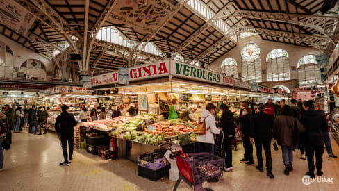 Il Mercato Centrale di Valencia è il posto perfetto per una mattinata di pioggia.