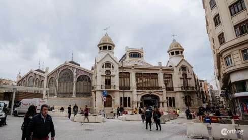 Mercado Central de Valencia rear view