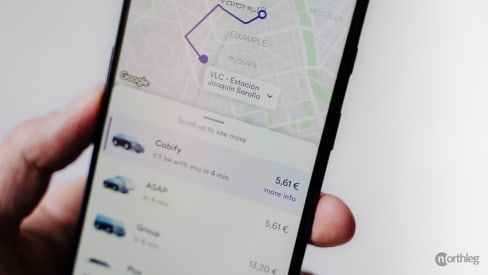 Using Cabify to get a taxi in Valencia