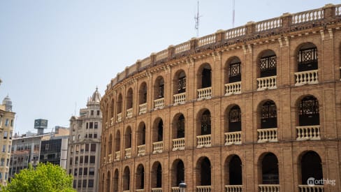 Exteriors of Plaza de Toros in Valencia