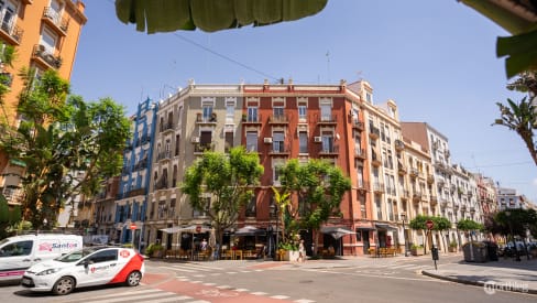 The streets of Ruzafa neighbourhood in Valencia