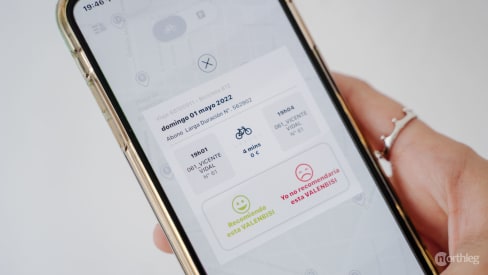 Puedes consultar los detalles de tu viaje a través de la app Valenbisi
