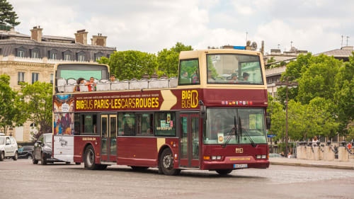 Paris: Big Bus Hop-on Hop-off Tour and Seine River Cruise