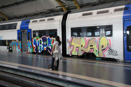 FL1 regional train in Fiumicino