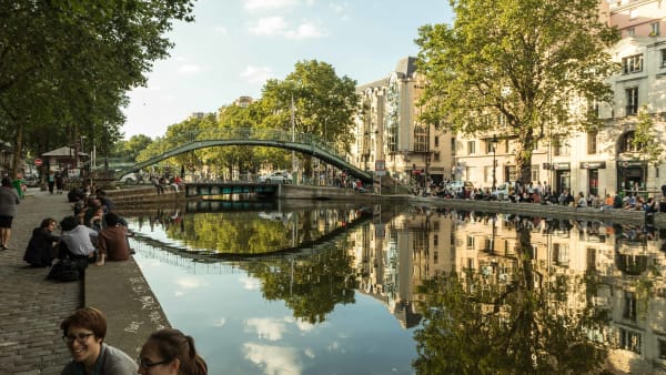 Canal Saint Martin a Parigi