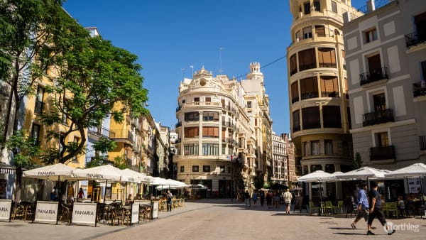 Plaza del Mercado nella Ciutat Vella, Valencia