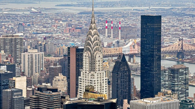 Chrysler Building in NYC landscape