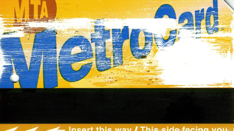 MetroCard vencida y destruida