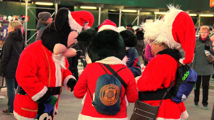 Mickey Mouse at Times Square