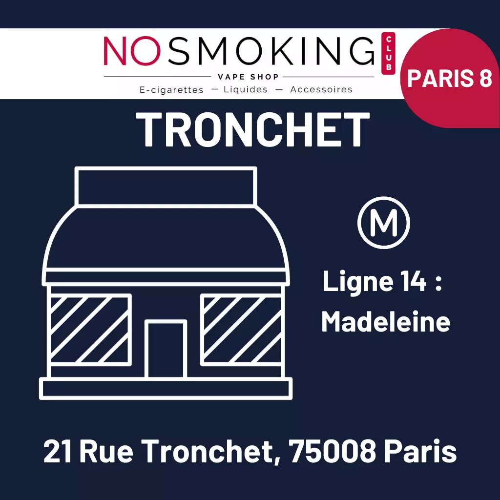 vape shop paris 8 Tronchet boutique cigarette electronique