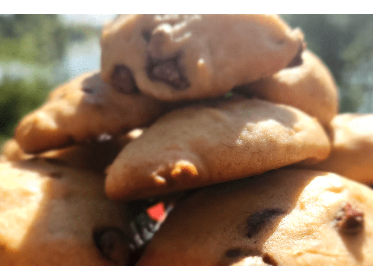 Biscuits moelleux aux bananes et pépites de chocolat de Geneviève - Image 1