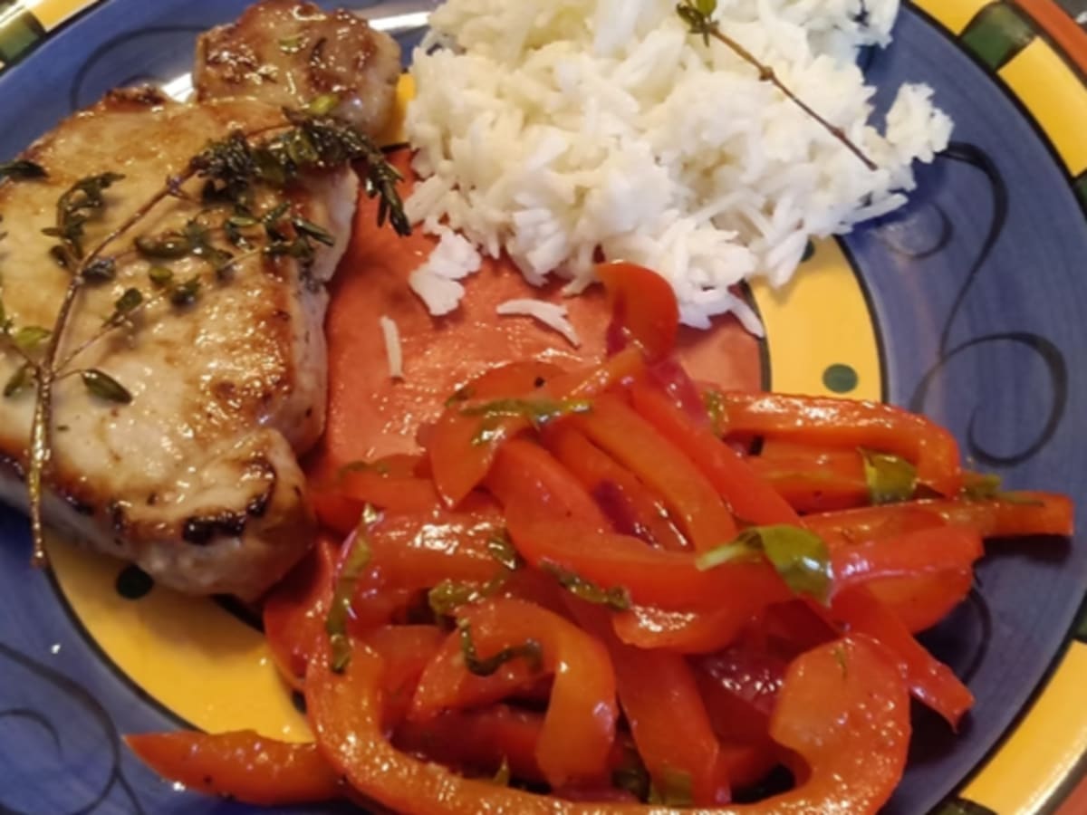 Côtelettes de porc aux poivrons - Image 1