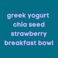 GREEK YOGURT STRAWBERRY PARFAIT