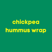 CHICKPEA HUMMUS WRAP