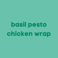 BASIL PESTO CHICKEN WRAP