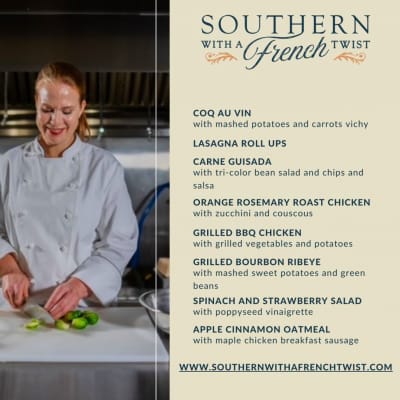 Southern with a French Twist Meal Delivery