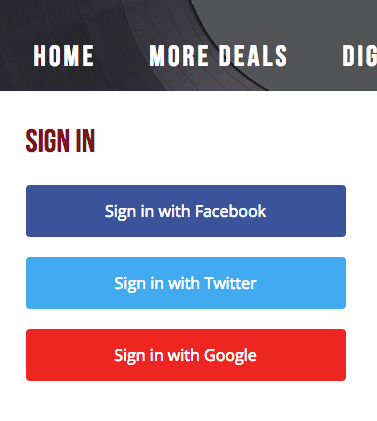 choose a sign-in method