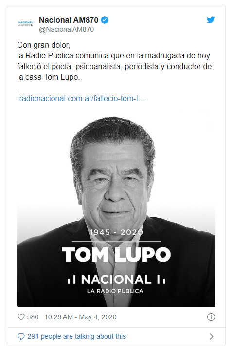 Radio Nacional Tom Lupo