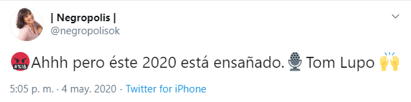 Tweet de Vernaci