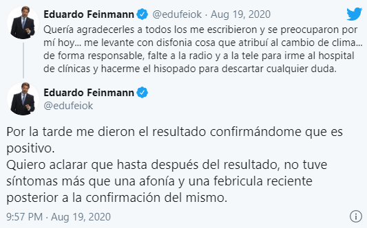Tweet de Feinmann