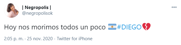 Tweet de Vernaci