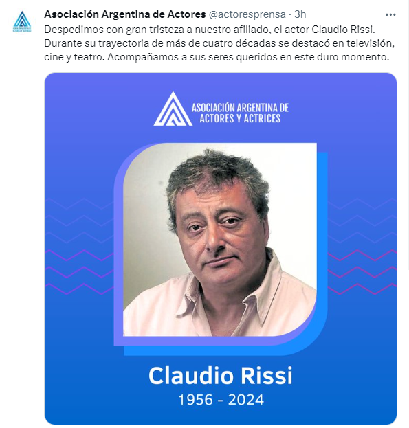 Comunicado - Actores