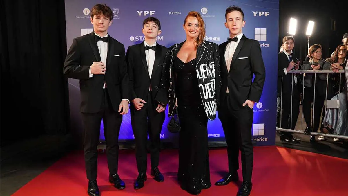 Nancy y sus hijos