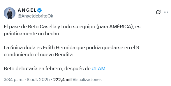 Tweet de de brito