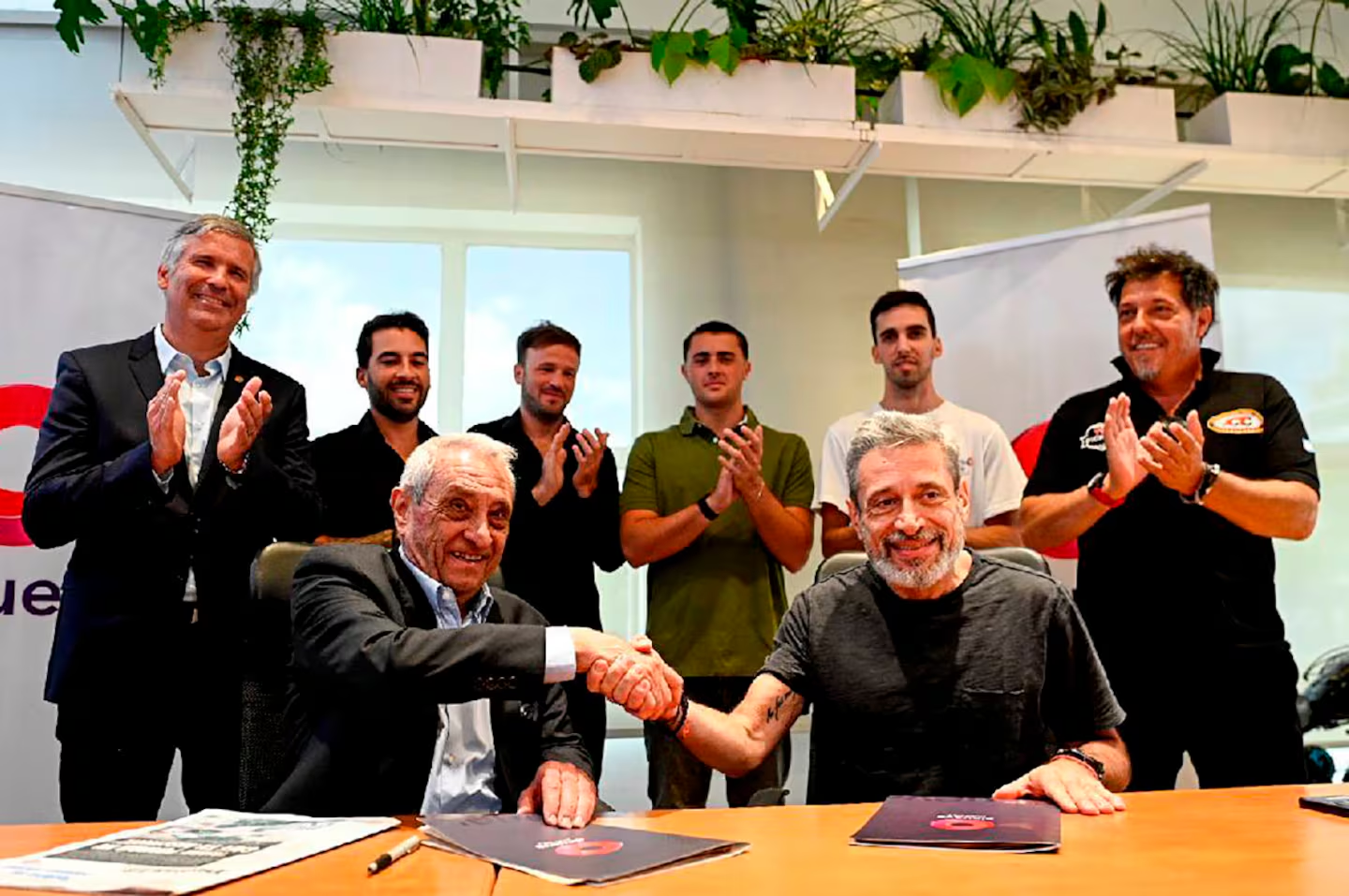 TC en la pantalla de El Nueve