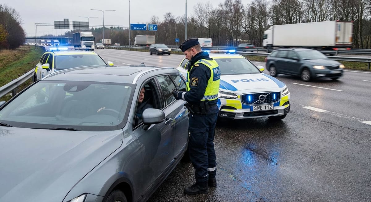 Trafikkontroller i Västerbottens län – flera böter i Skellefteå och Umeå