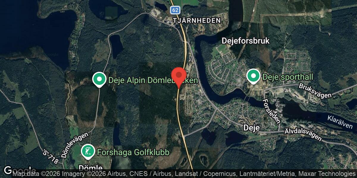 Rådjur på fel sida viltstängslet påverkar trafiken på väg 62 i Forshaga