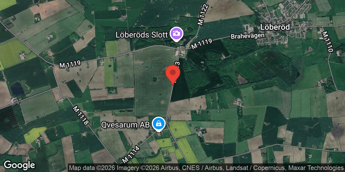 Vägarbete på väg 1113 mellan Rödahus och Löberödsgård