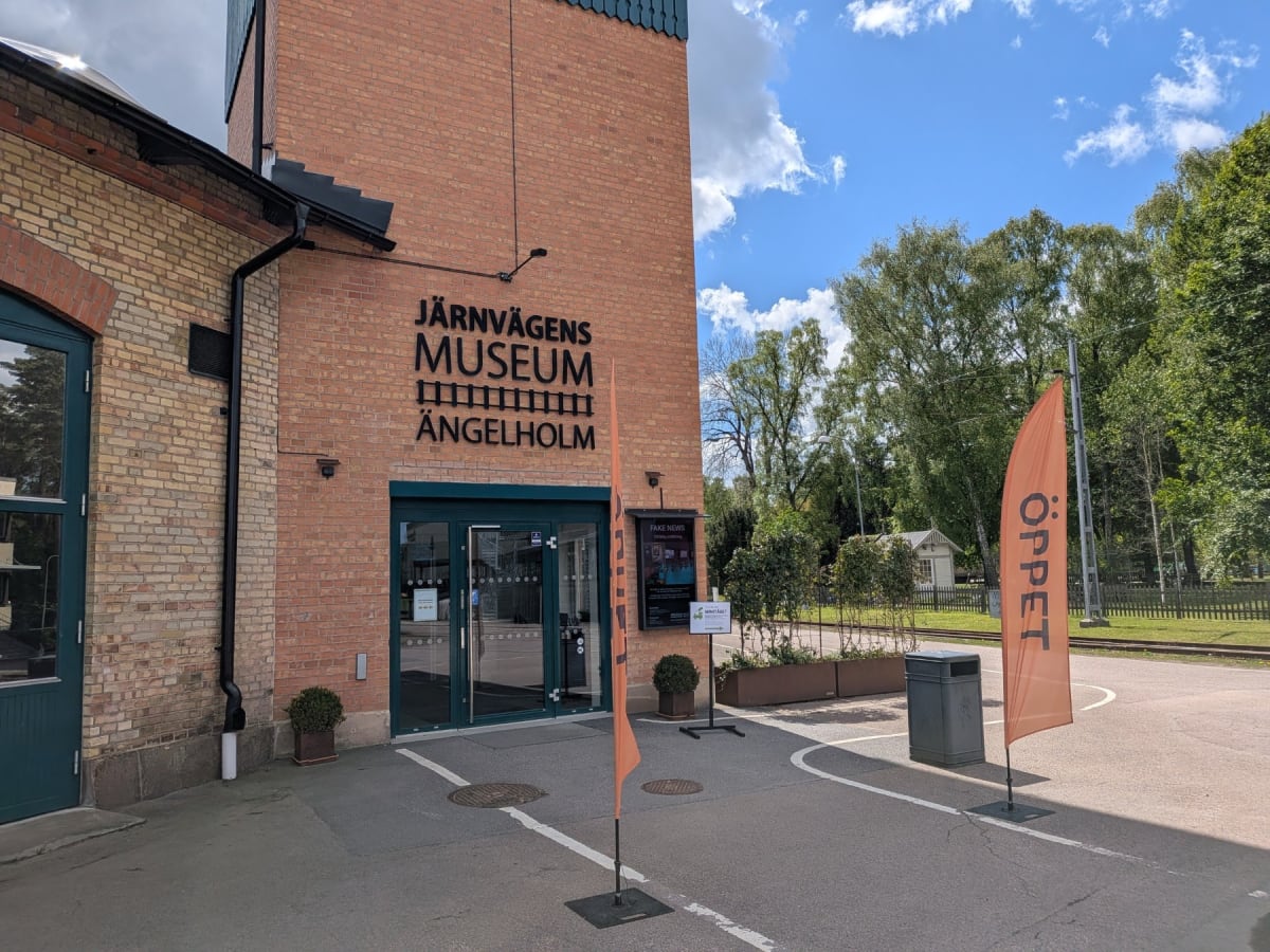 Familjevisning på Järnvägens Museum