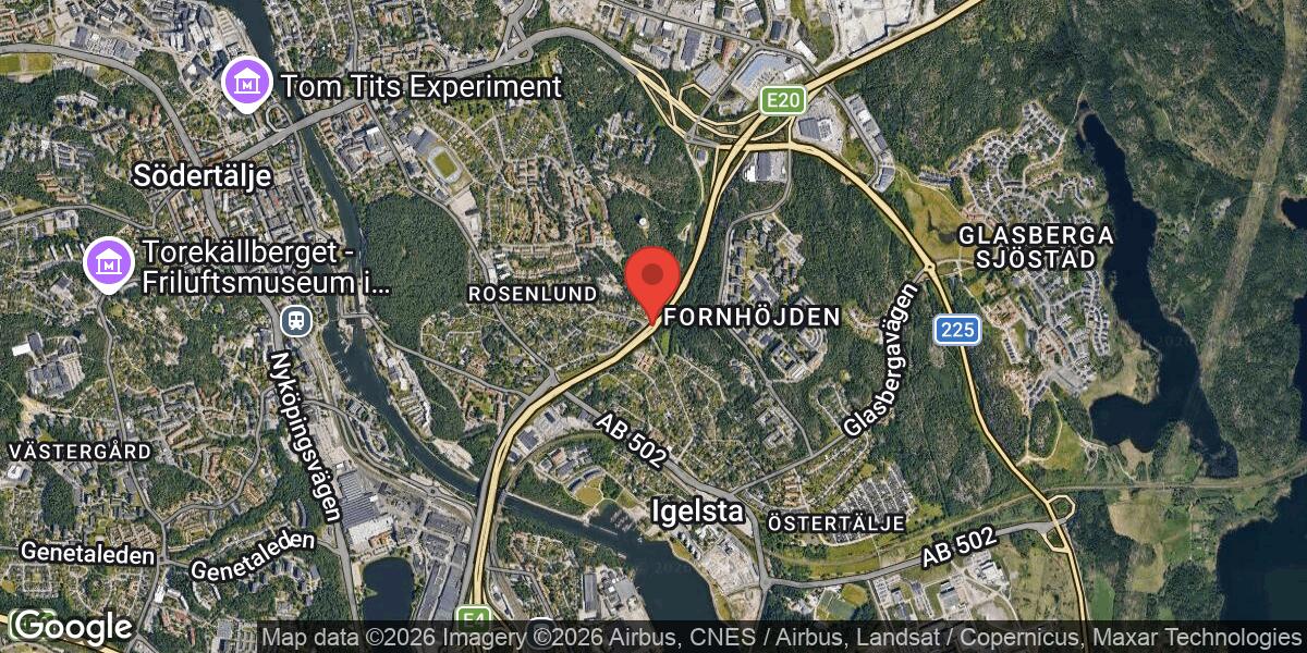 Fordonshaveri på E4 vid Fornhöjden i riktning mot Nyköping