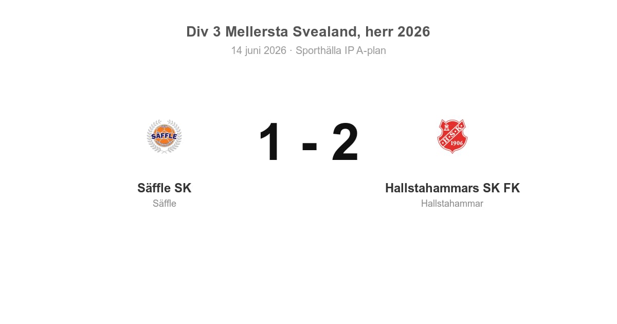 Vinst borta mot Säffle SK