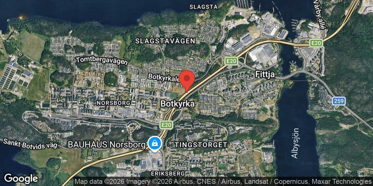 Översvämning på E4 vid Trafikplats Fittja i riktning mot Södertälje