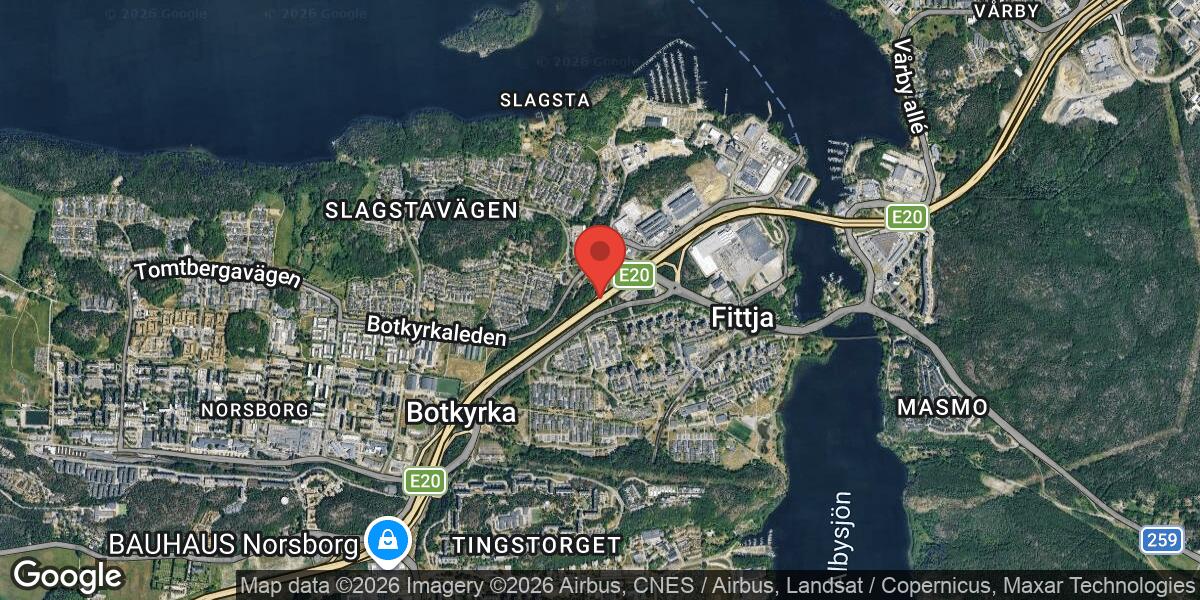 Beläggningsarbete på E4 mellan Fittja och Hallunda påverkar trafiken