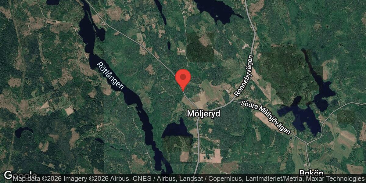 Vägarbete på väg 656 mellan Möljeryd S och Backaryd Kyrka avslutat