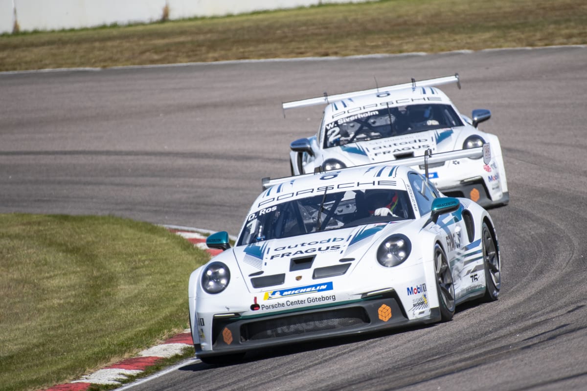Porsche Carrera Cup drar igång igen med Kanonloppet – Ros och Fragus i topp inför avgörandet