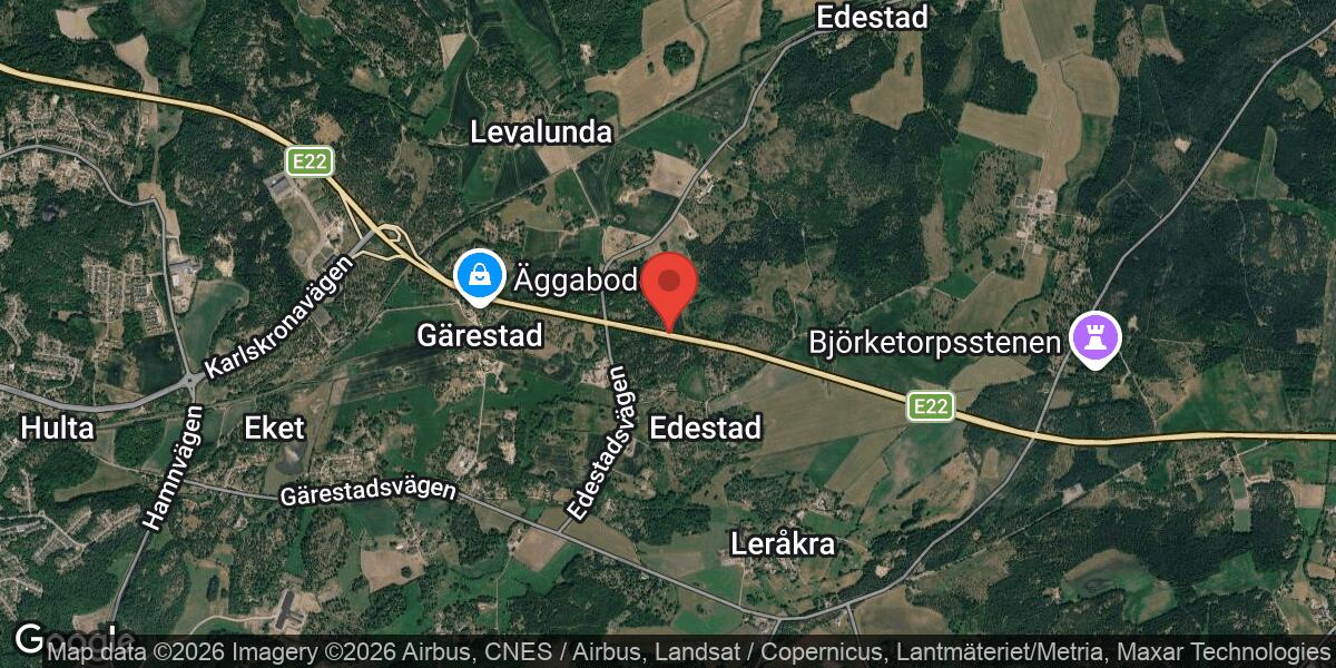 Stege på vägbanan orsakar stor påverkan på E22 mellan Ronneby Ö och Leråkra